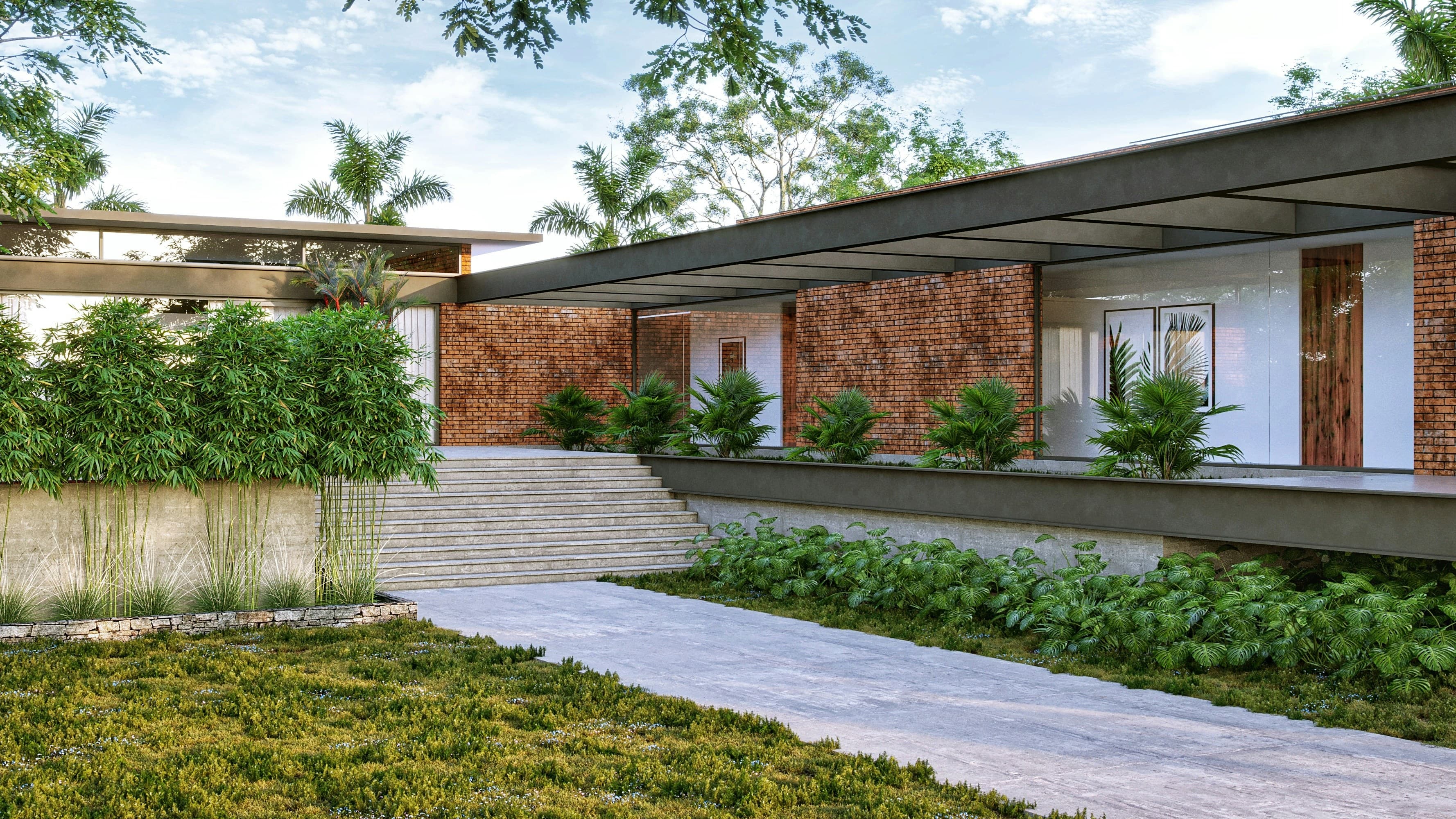 Green Keys Background